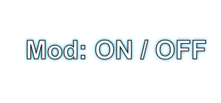 Mod: ON / OFF